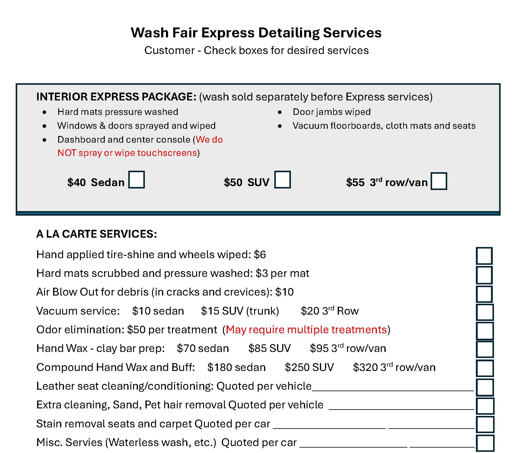 Express Detailing